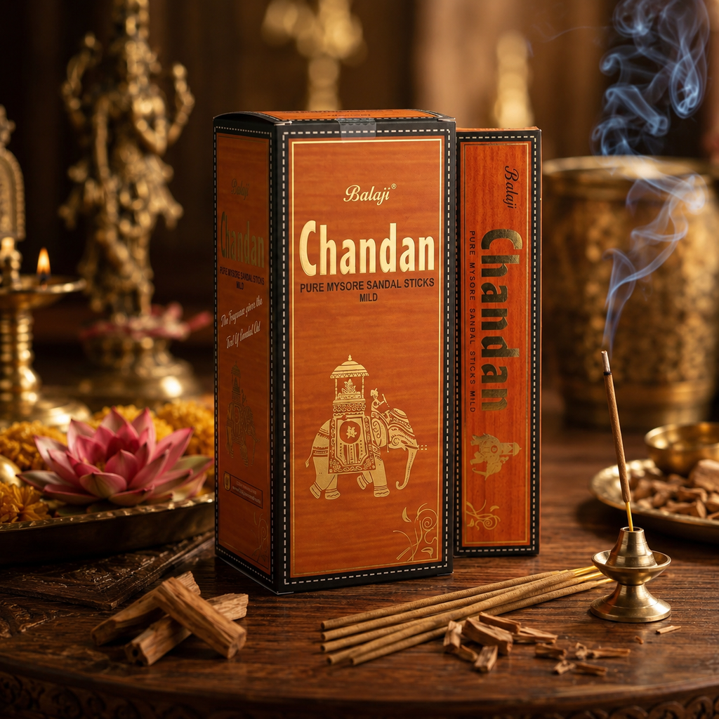 Balaji Chandan 15 Sticks Incense Sticks