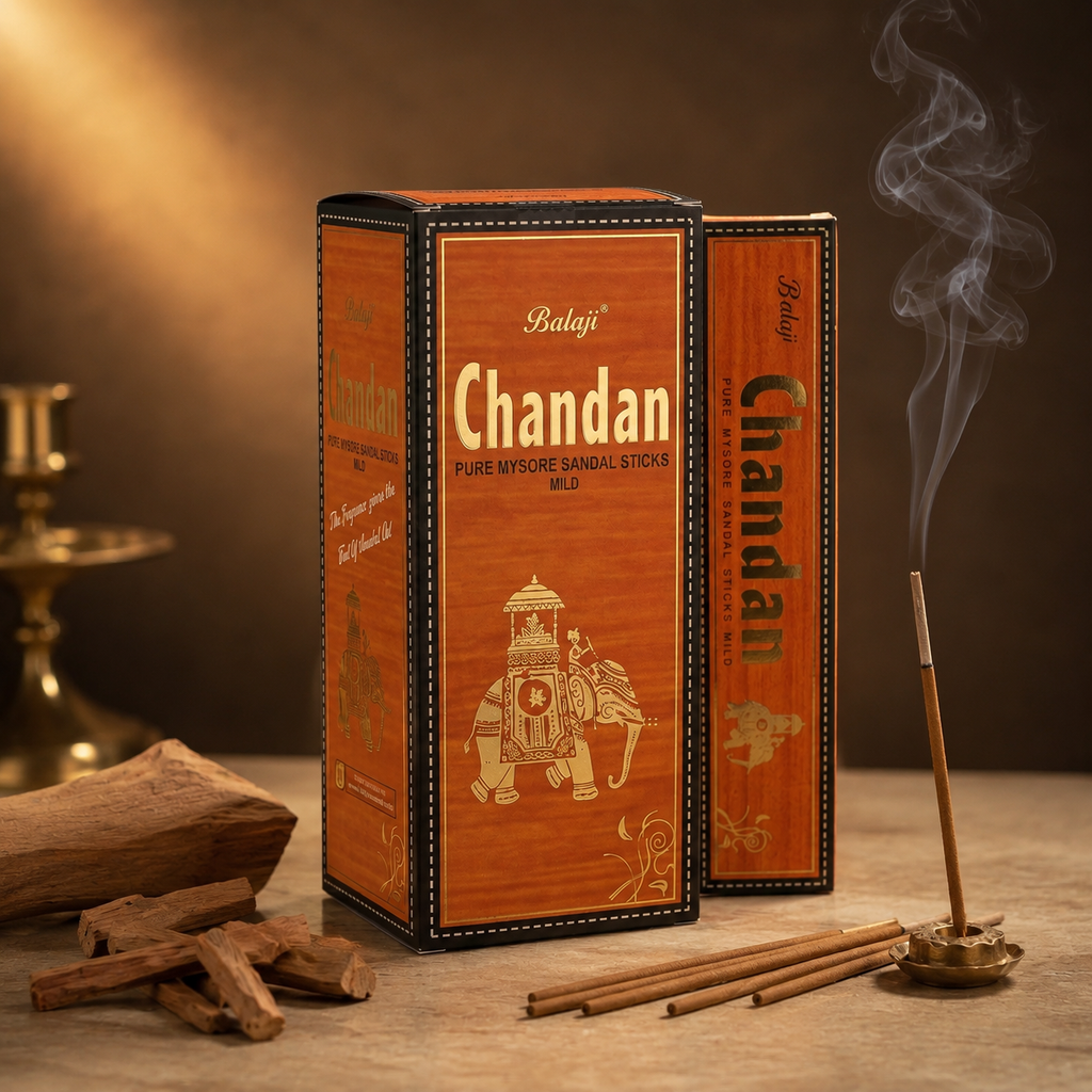 Balaji Chandan 15 Sticks Incense Sticks