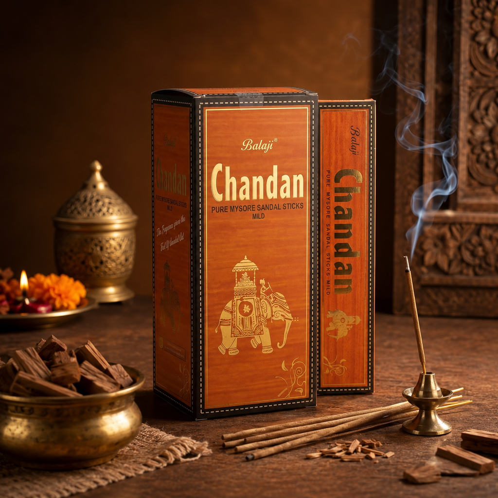 Balaji Chandan 15 Sticks Incense Sticks