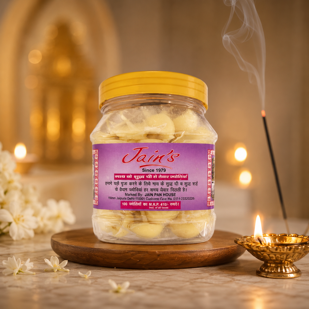 Desi Ghee Jyot – 100% Pure Cow Ghee Diyas (Pack of 100)