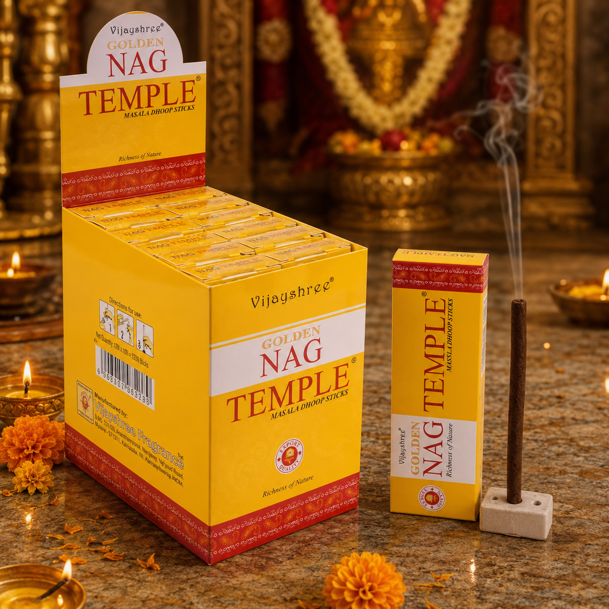 Golden Nag Temple Dhoop Sticks