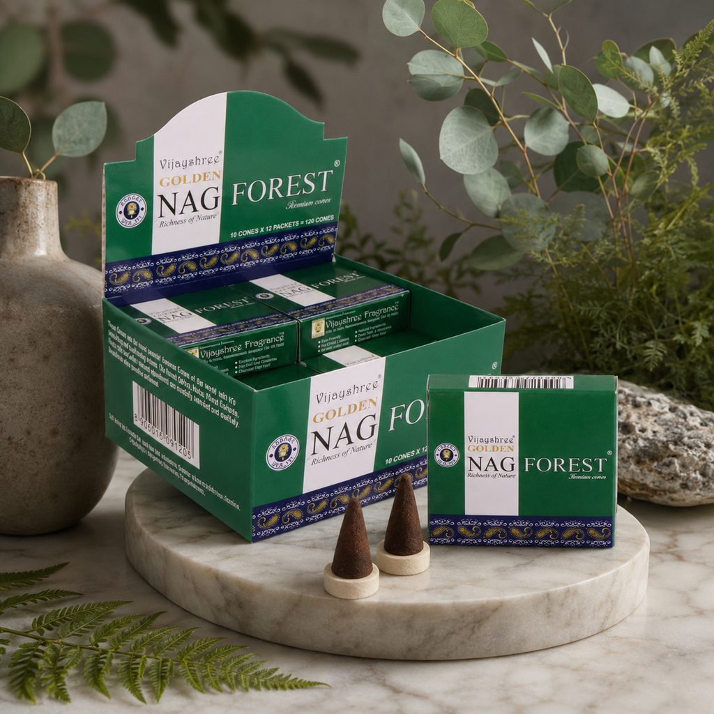 Golden Nag Forest Incense Cones