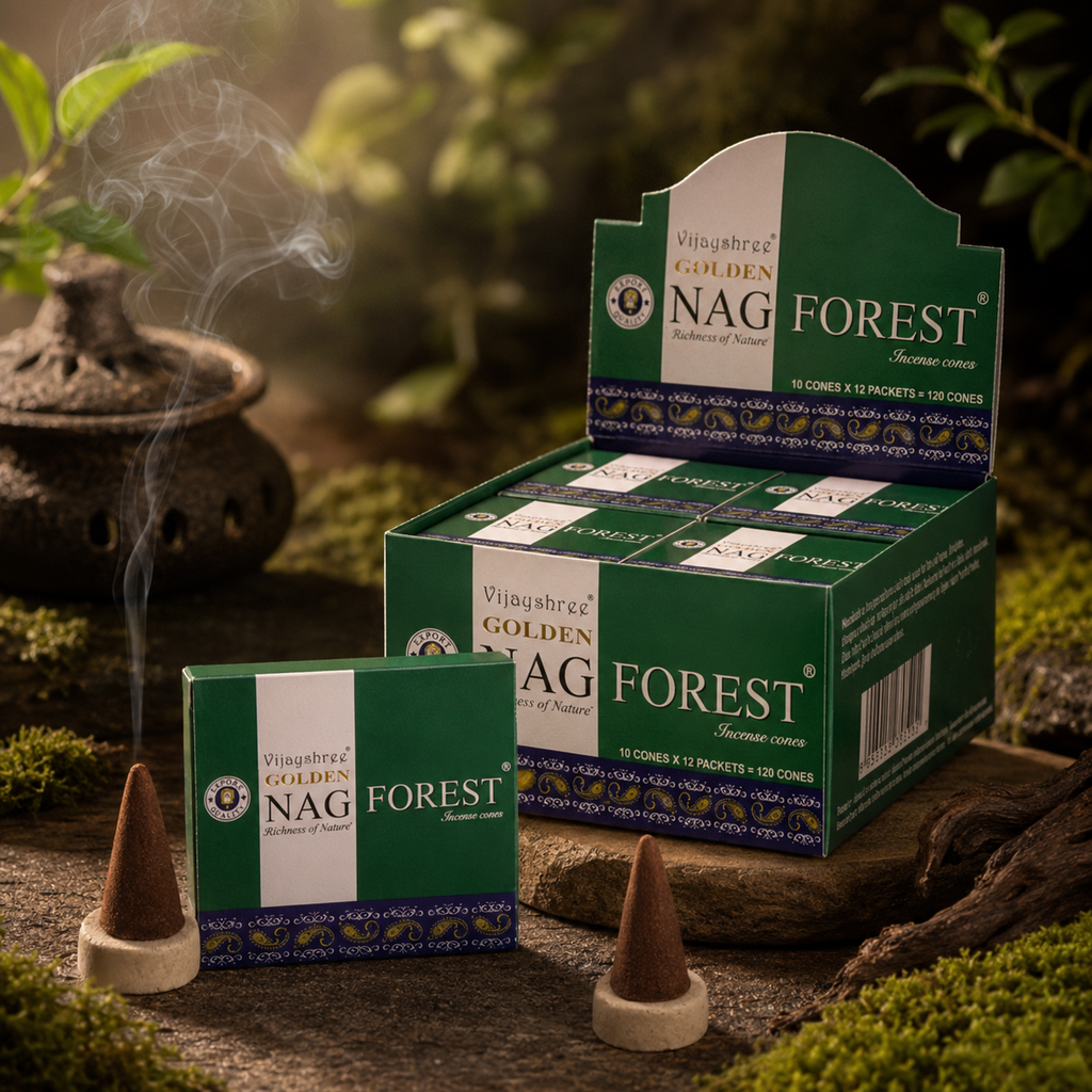 Golden Nag Forest Incense Cones