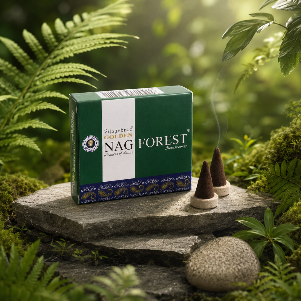 Golden Nag Forest Incense Cones