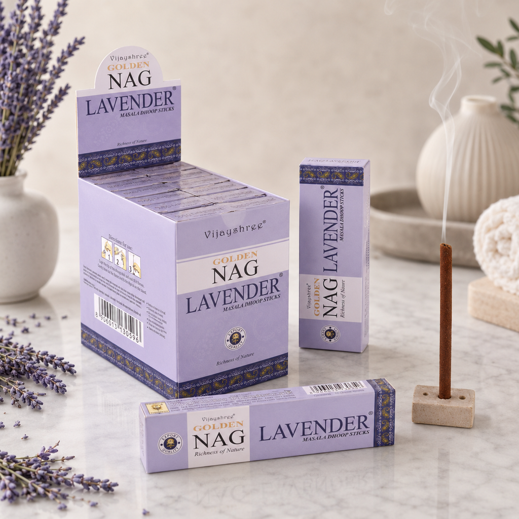 Golden Nag Lavender Dhoop Sticks