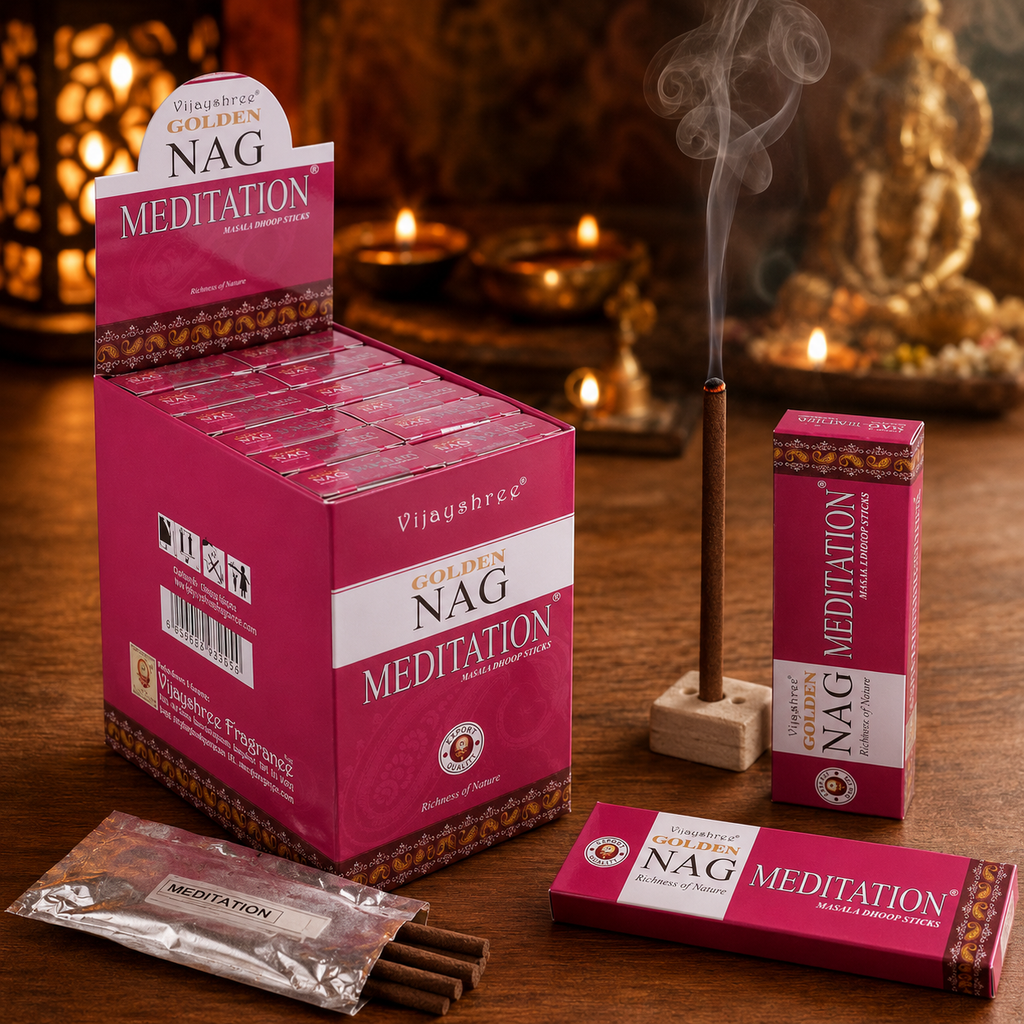 Golden Nag Meditation Dhoop Sticks