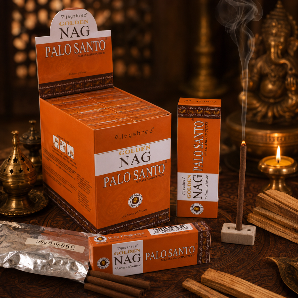 Golden Nag Palo Santo Dhoop Sticks