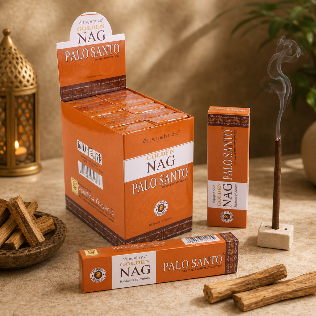 Golden Nag Palo Santo Dhoop Sticks