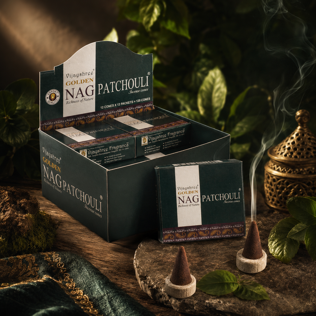 Golden Nag Patchouli Incense Cones