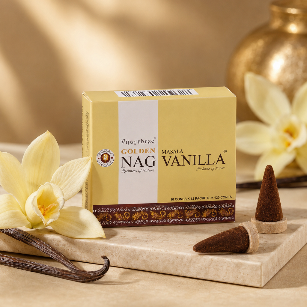Golden Nag Vanilla Incense Cones