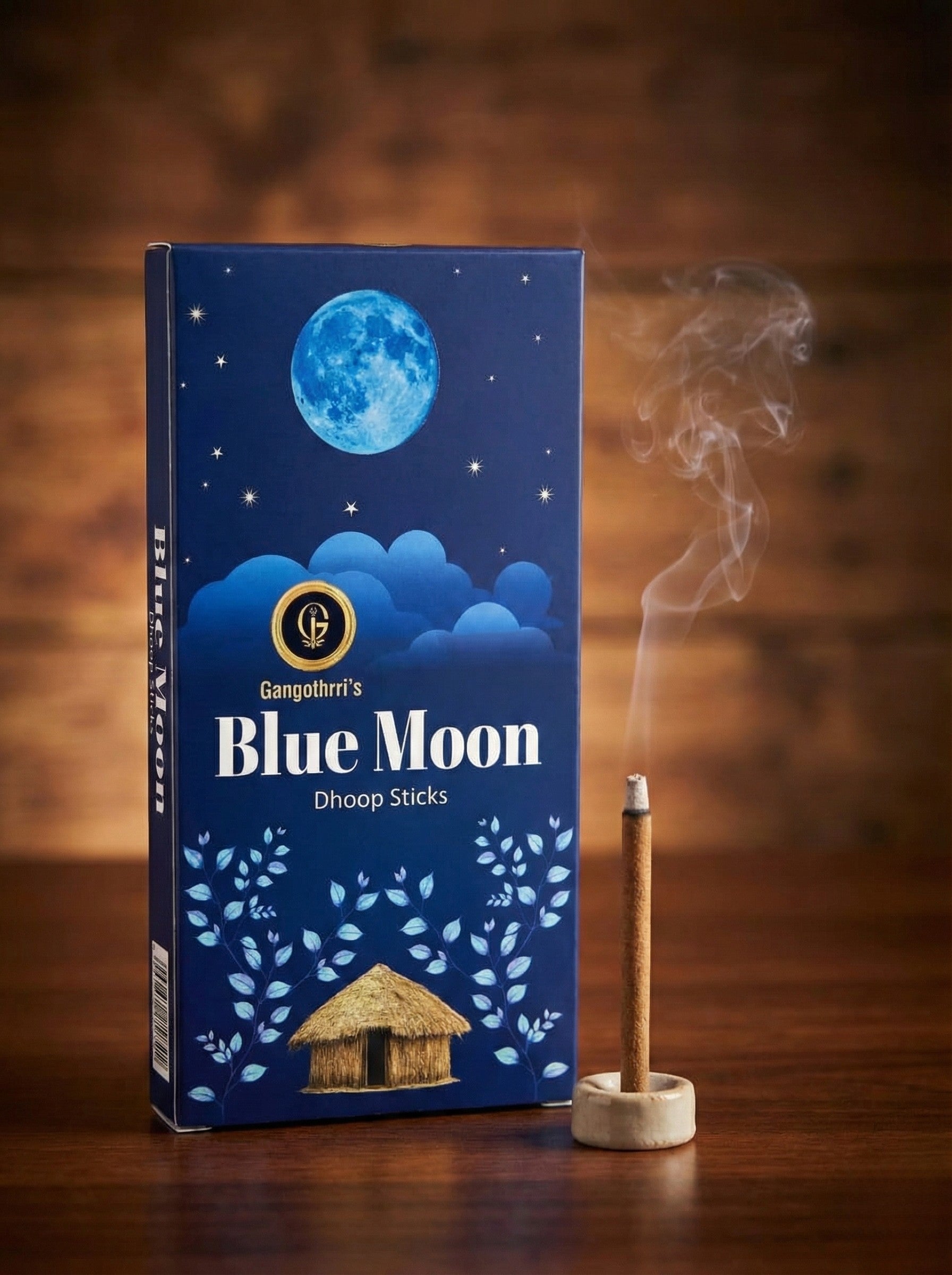 King-Size Floral Symphony: Bambooless Dhoop Sticks (Rose, Lavender, Blue Moon)