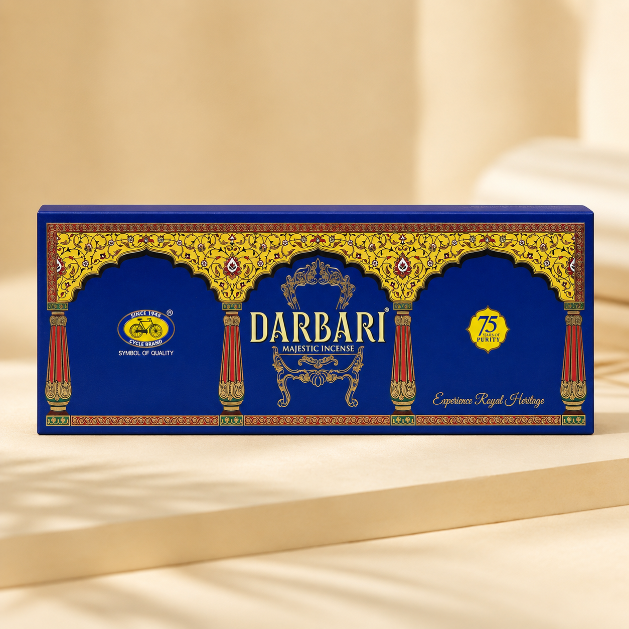 Cycle Darbari Majestic Incense Sticks – 24 Sticks + Free Matchbox & Incense Holder