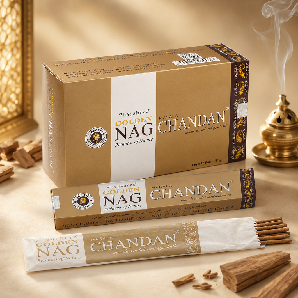 Golden Nag Chandan Incense Sticks