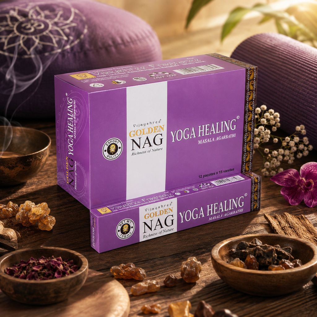 Golden Nag Yoga Healing Incense Sticks