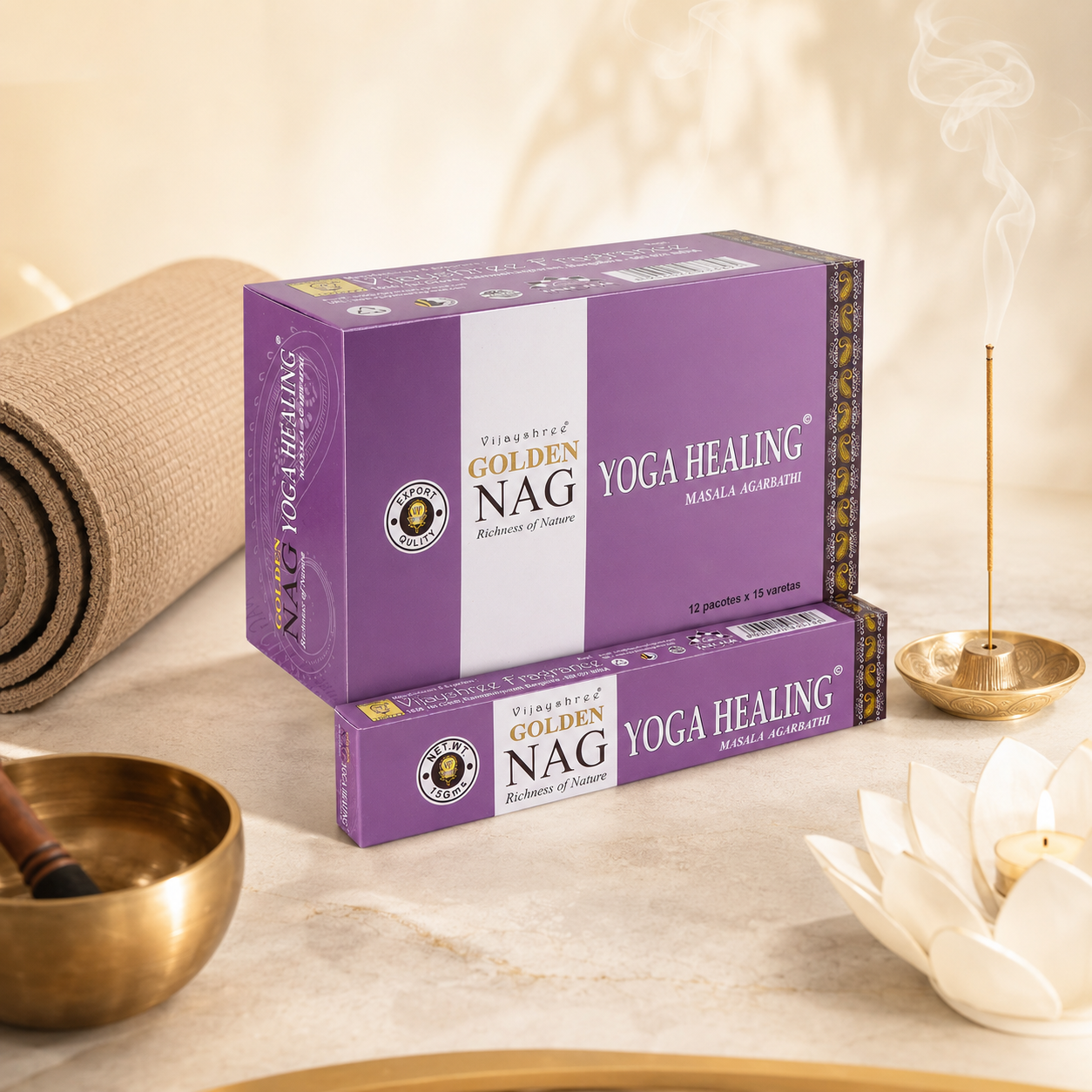 Golden Nag Yoga Healing Incense Sticks