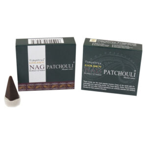 Vijayshree golden nag patchouli incense cones