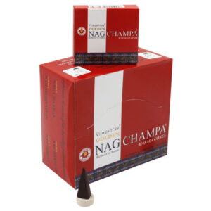 golden nag champa incense cones